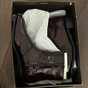 Florsheim Dark Burgundy Leather Boots